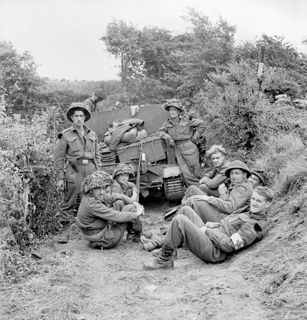 Troops of the Régiment de la Chaudière.