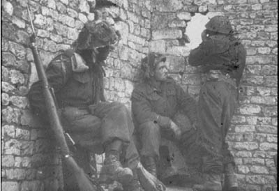 Forward observation post of the Regina Rifle regiment