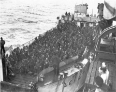 LCT loaded with infantry destined for Juno beach.
